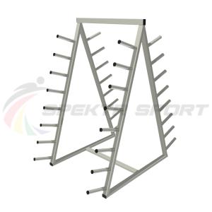 Купить Стойка для бодибаров 16 уровней двухсторонняя (разборная) в Ангарске 