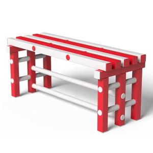 Купить Скамья для оснащения бассейна жесткий ПВХ 1000х420х450 мм в Ангарске 