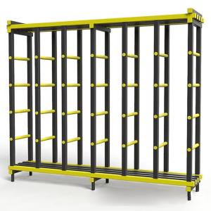 Купить Стеллаж для хранения аква-инвентаря жесткий ПВХ 2000х600х2000 мм в Ангарске 