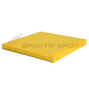 Купить Мат гимнастический 1х1х0,05 материал искожа, плотность 18 кг/м3 в Ангарске 