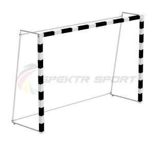 Купить Ворота мини-футбольные без сетки 2х3х1 м. профиль 80х80 с закладными (добров. сертификат) в Ангарске 