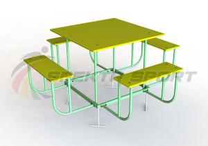 Купить Столик со скамейками арт. SP УБС1 в Ангарске 