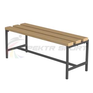 Купить Скамейка для раздевалок без спинки (цельная) 1000 мм в Ангарске 