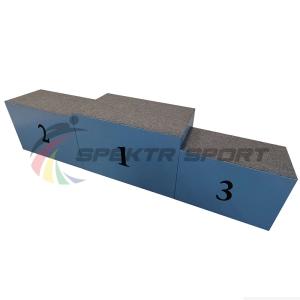 Купить Пьедестал для награждения "матрешка" переносной (обшит  фанерой) 2 человека на ступень SP РАН4Ф в Ангарске 