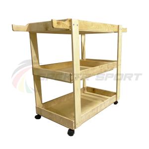 Купить Тележка деревянная для спортинвентаря на колесах в Ангарске 