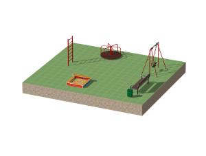 Купить Детская игровая площадка Домашняя №10 в Ангарске 