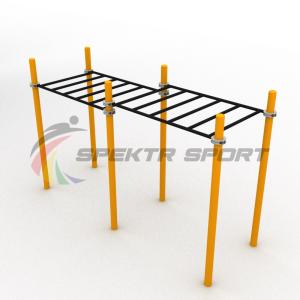 Купить Рукоход двухуровневый для Воркаут SP WRK-02_76mm в Ангарске 