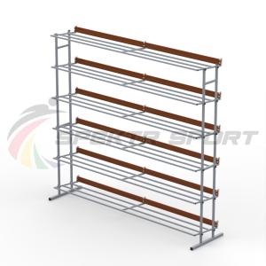 Купить Стеллаж для лыжных ботинок (на 50 пар) разборный в Ангарске 