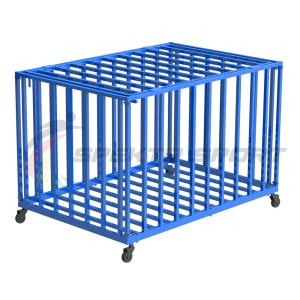 Купить Корзина для хранения мячей передвижная металлическая (стенки - мет. профиль) Разборная в Ангарске 